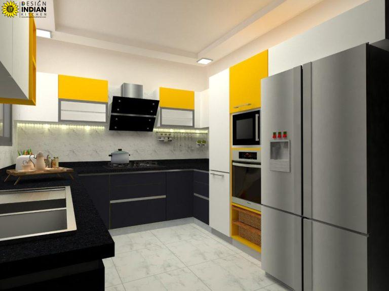 modular kitchen 3d picture