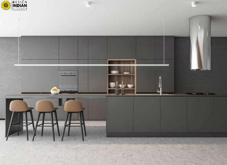 beautiful black modular kitchen design options in delhi gurgaon noida india faridabad 8