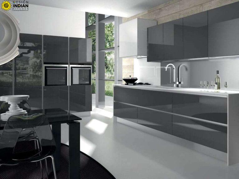 best modular kitchens in grey colours dealers and manufacturers in delhi gurgaon noida india 8