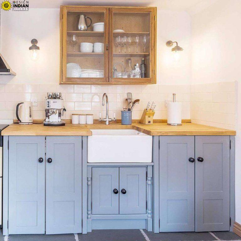 blue colour modular kitchen deisgns ideas inspiration best kitchen brand in delhi gurgaon noida india 3