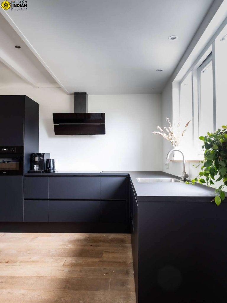 blue modular kitchen designs colours in delhi gurgaon noida india 1