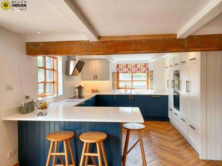 blue modular kitchen designs colours in delhi gurgaon noida india 2