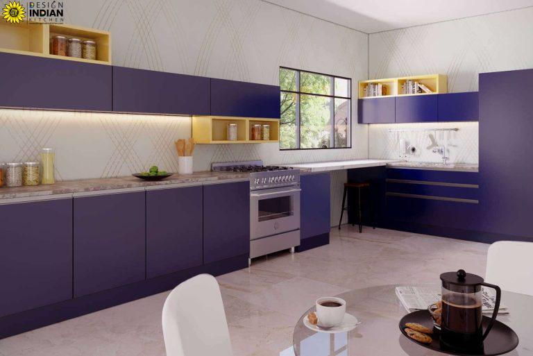 blue modular kitchen designs colours in delhi gurgaon noida india 5