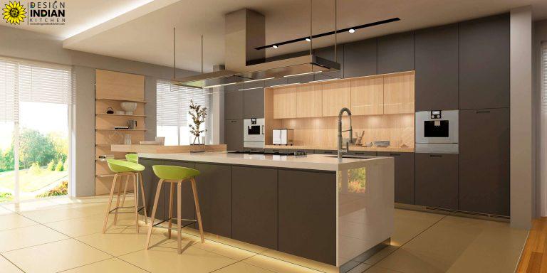 brown modular kitchen colours designs in delhi gurgaon noida india 5