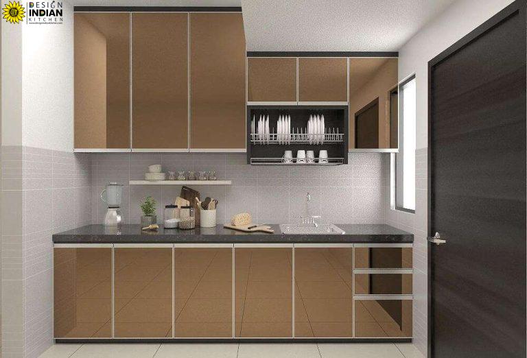 ideas for brown modular kitchen designs in delhi gurgaon noida india faridabad 1