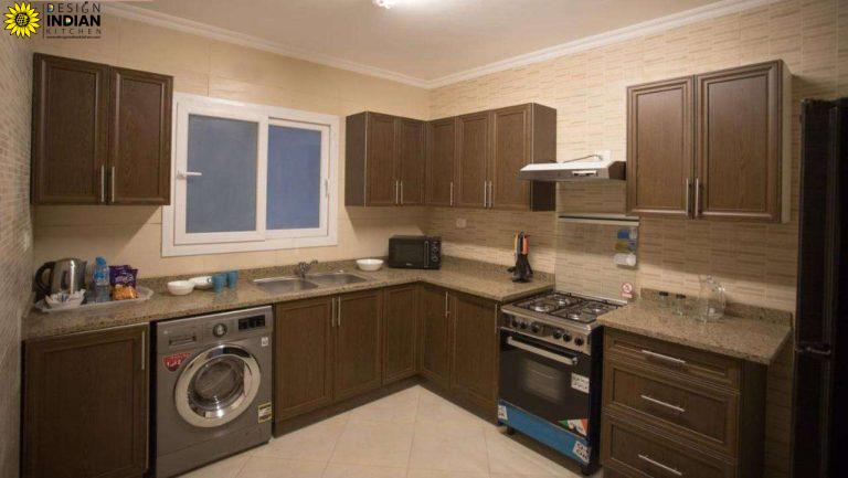 ideas for brown modular kitchen designs in delhi gurgaon noida india faridabad 2
