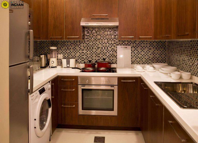ideas for brown modular kitchen designs in delhi gurgaon noida india faridabad 4