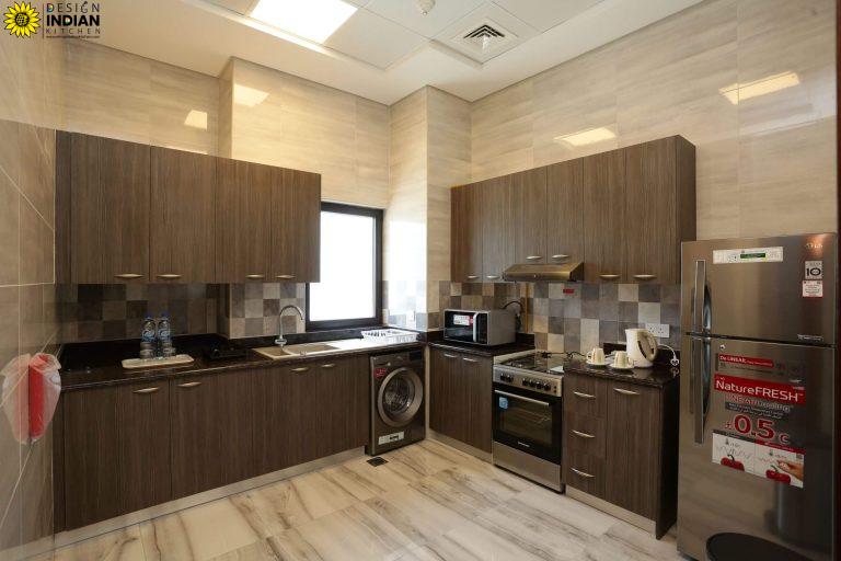 ideas for brown modular kitchen designs in delhi gurgaon noida india faridabad 5