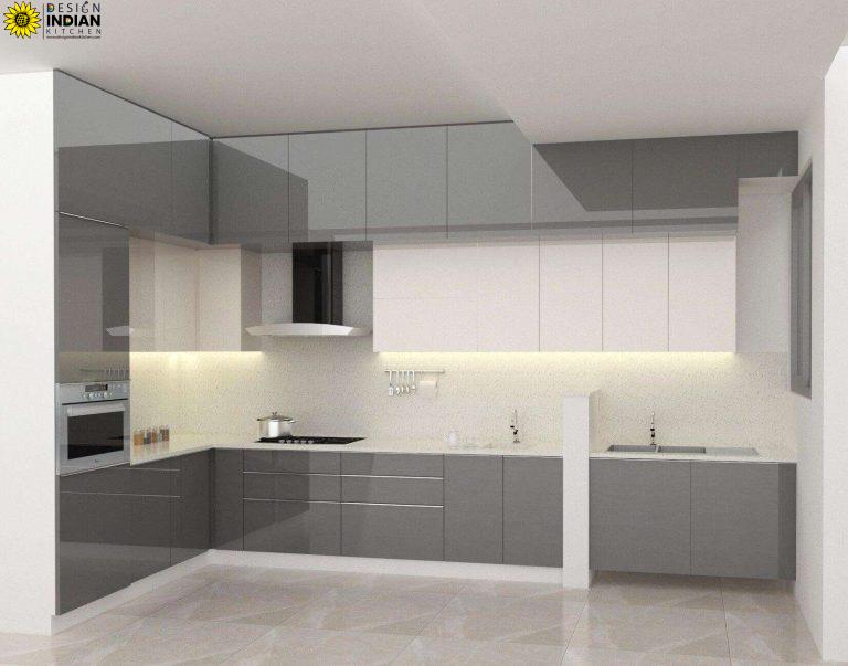 kitchen design ideas in grey colours in delhi gurgaon noida india faridabad largest modular kitchen brand in india 1
