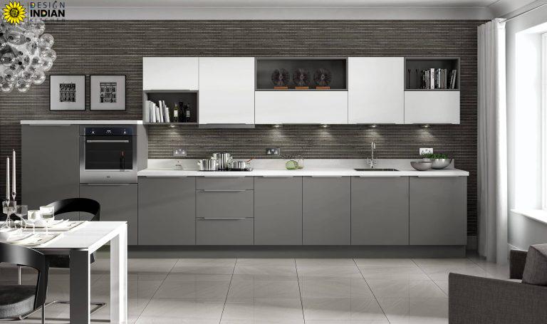 kitchen design ideas in grey colours in delhi gurgaon noida india faridabad largest modular kitchen brand in india 3