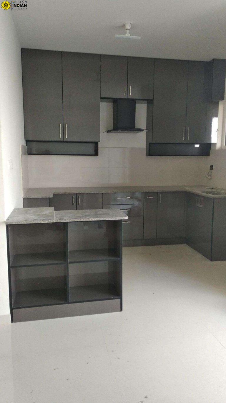 kitchen design ideas in grey colours in delhi gurgaon noida india faridabad largest modular kitchen brand in india 4