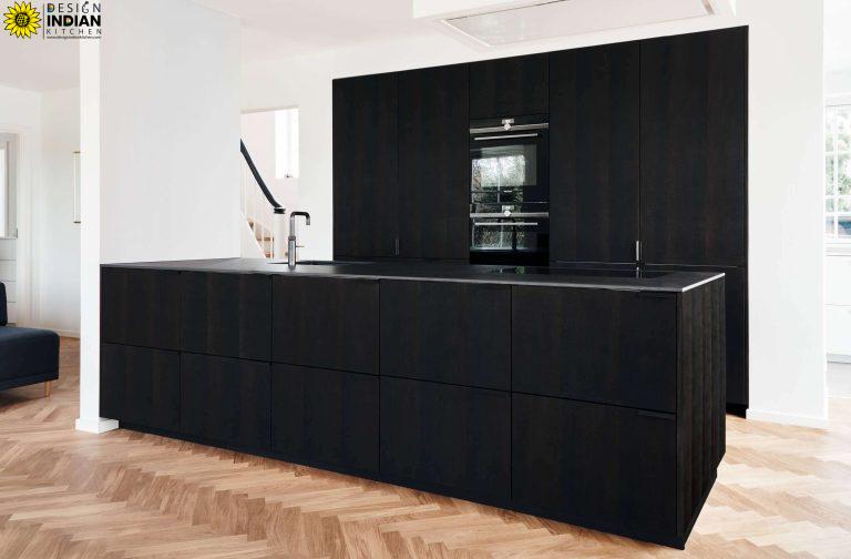 largest black modular kitchen colour gallery images pictures designs in delhi gurgaon noida india 1