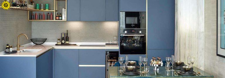 largest collection of blue modular kitchen colours in delhi gurgaon noida india 3