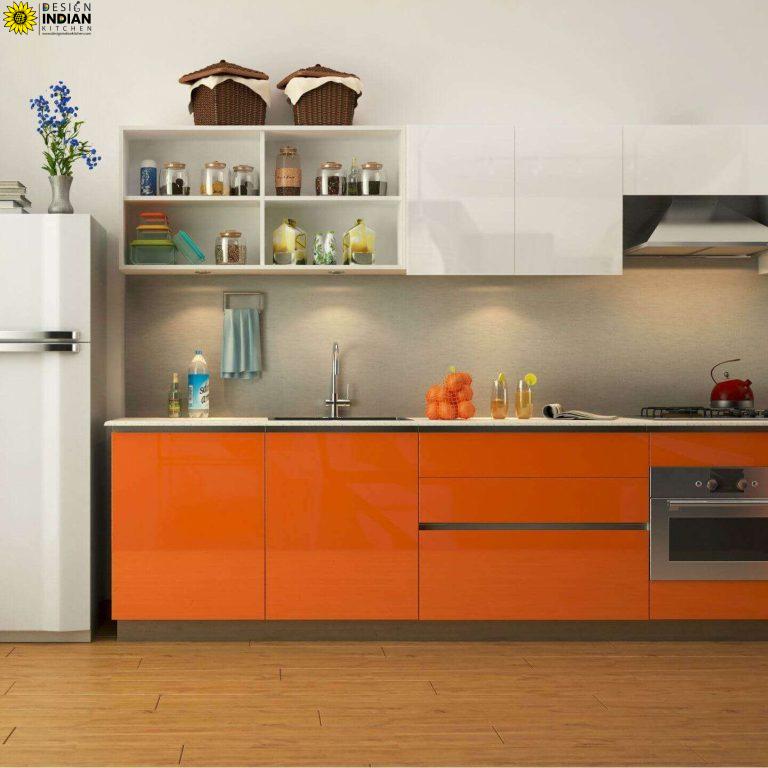 orange modular kitchen designs in delhi best modular kitchen dealers and manufacturers in delhi gurgaon noida india 3