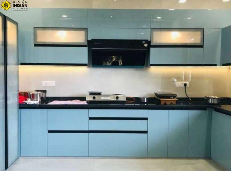 sky blue colour modular kitchen designs in delhi gurgaon noida india top modular kitchen brand india 2