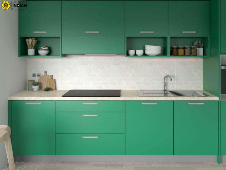 top modular kitchen designs in green colours in delhi gurgaon noida india 7