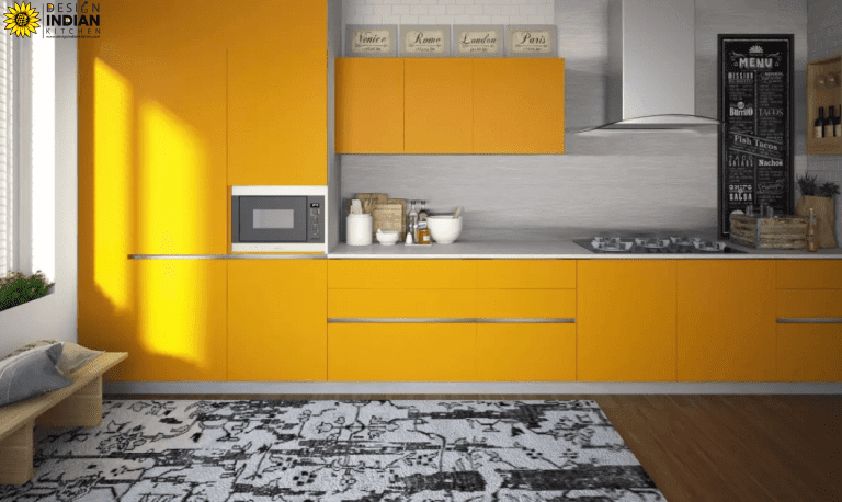 yellow modular kitchen designs in delhi gurgaon noida india design indian kitchen 1