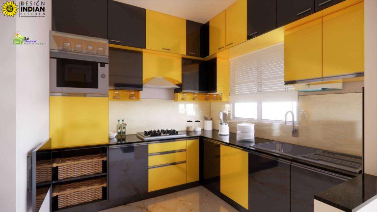 yellow modular kitchen designs in delhi gurgaon noida india design indian kitchen 2