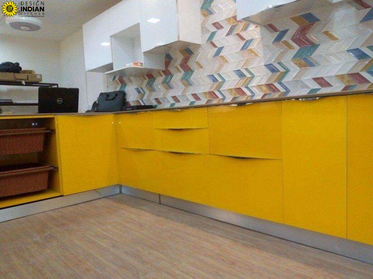 yellow modular kitchens gallery collections in delhi gurgaon noida india 1