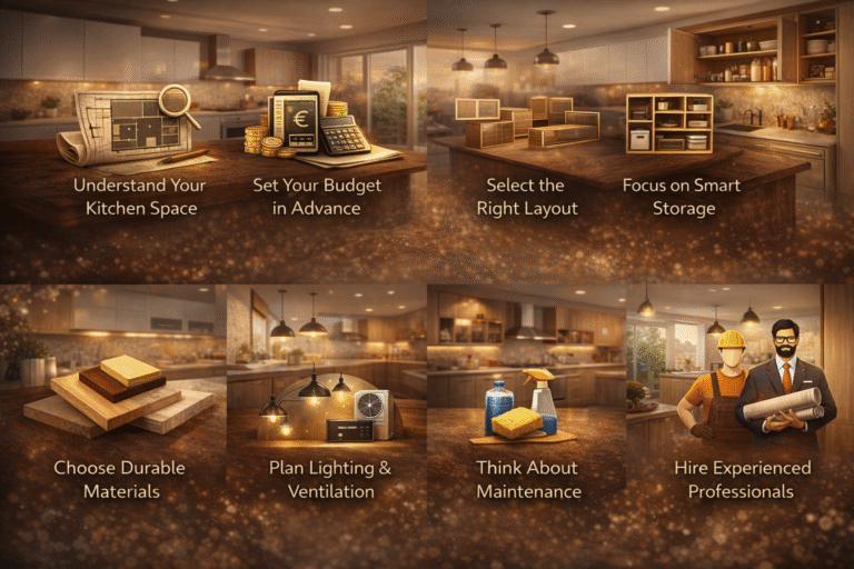 Essential steps for your modular kitchen