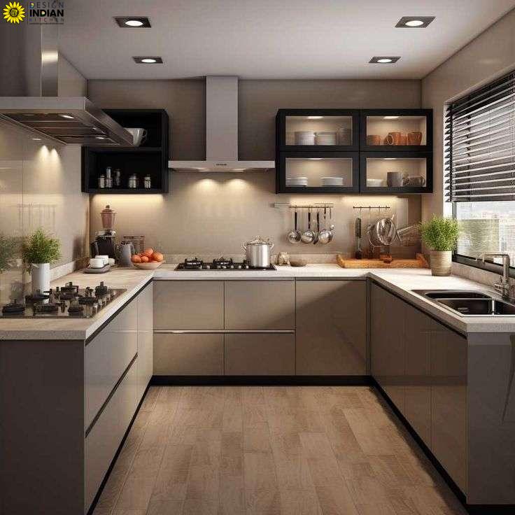 How to Design a Modern L Shape Modular Kitchen • 333 Images • ArtFacade