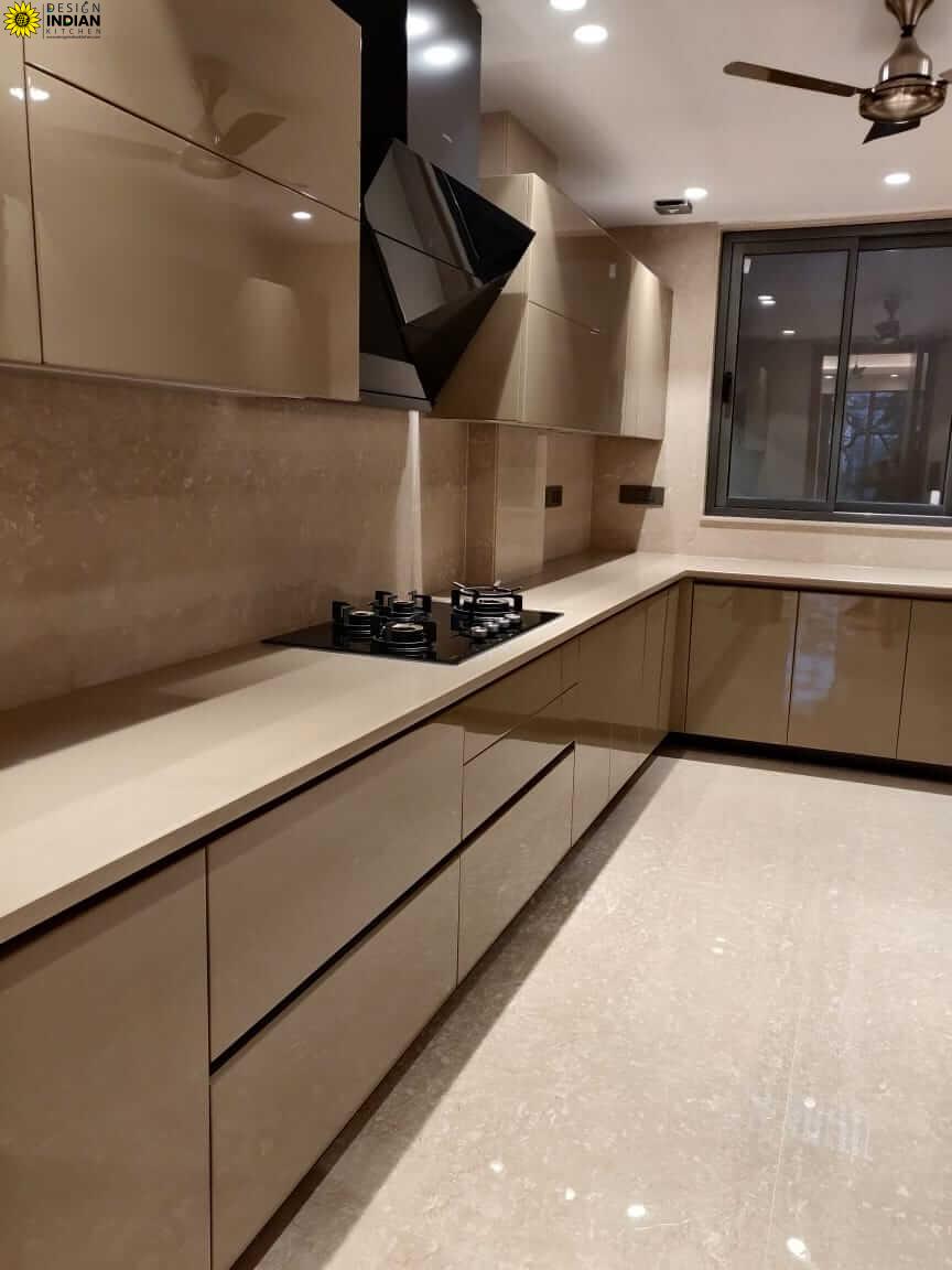 Cream Color Modular Kitchen Dealers