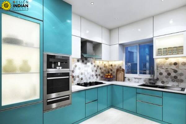 top modular kitchen delhi noida magazine 14614 Teal colour Modular Kitchen Dealers