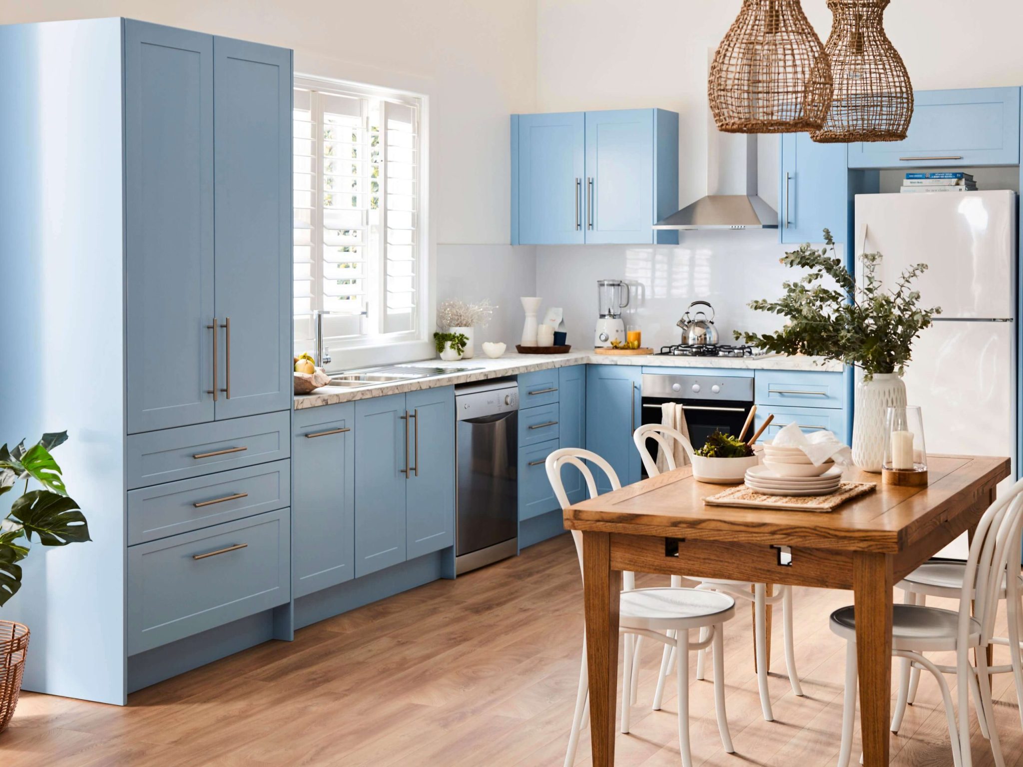 blue colour modular kitchen deisgns ideas inspiration best kitchen brand in delhi gurgaon noida india 1 scaled
