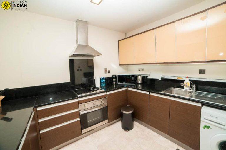 brown colour modular kitchen designs options ideas inspiration in delhi gurgaon noida india 4