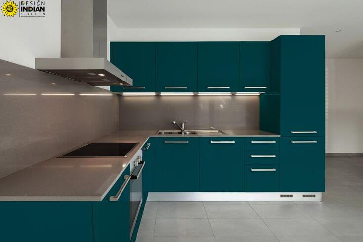 top modular kitchen delhi noida magazine 14587 Teal colour Modular Kitchen Designs