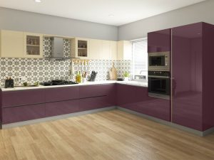 top modular kitchen delhi noida magazine 14933 L-Shaped Modular kitchen