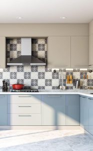 top modular kitchen delhi noida magazine 14874 L-shaped Modular Kitchen Designs