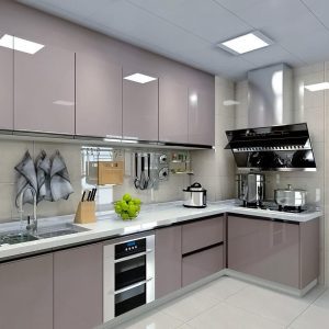 top modular kitchen delhi noida magazine 15138 Acrylic vs Laminate vs Membrane vs PU Modular Kitchens Finishes.