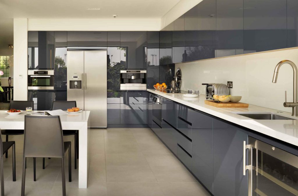 Acrylic Modular Kitchen Designs
