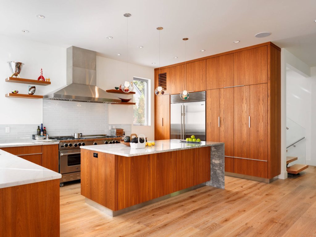Modular kitchen . teak kitchen