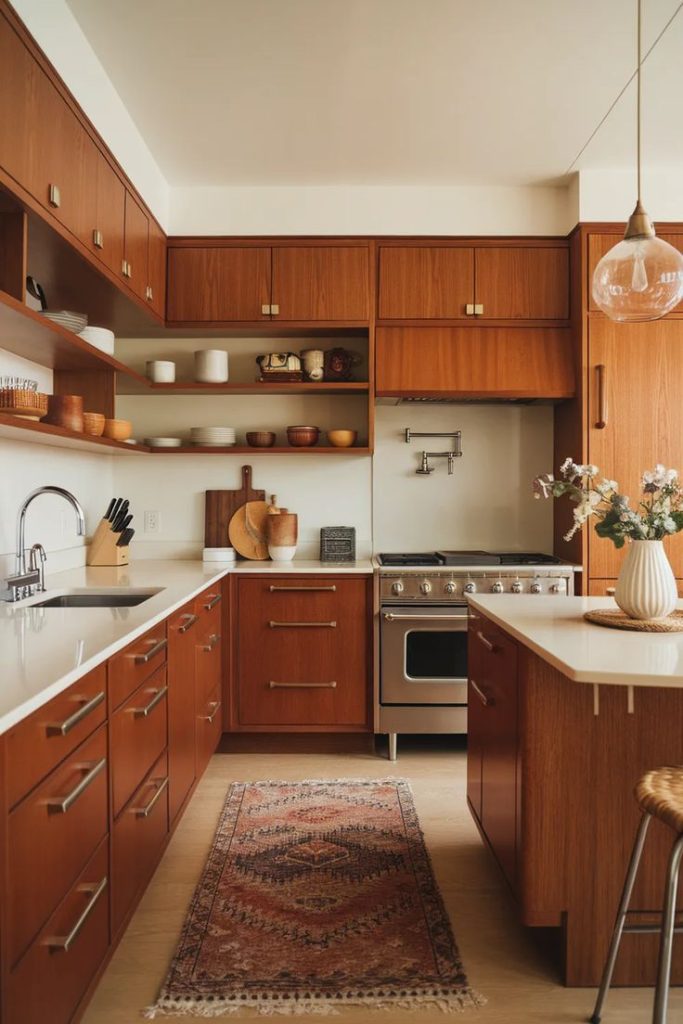 teak modular kitchen Manufacture , Teak Kitchen