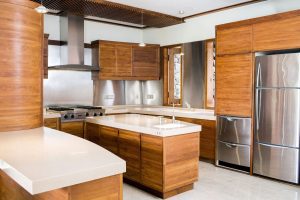 top modular kitchen delhi noida magazine 14903 Teak Shutter designs