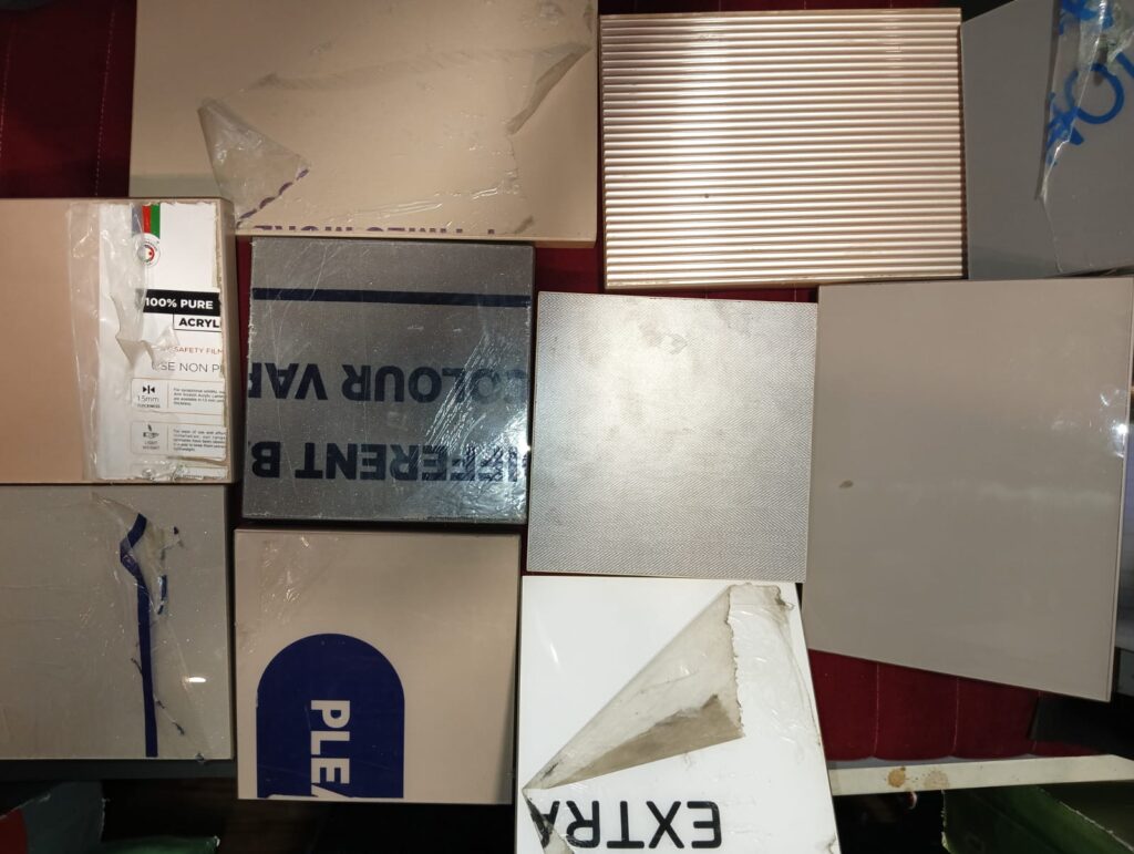 Different Types of Acrylics used in Modular Kitchens in Delhi - India