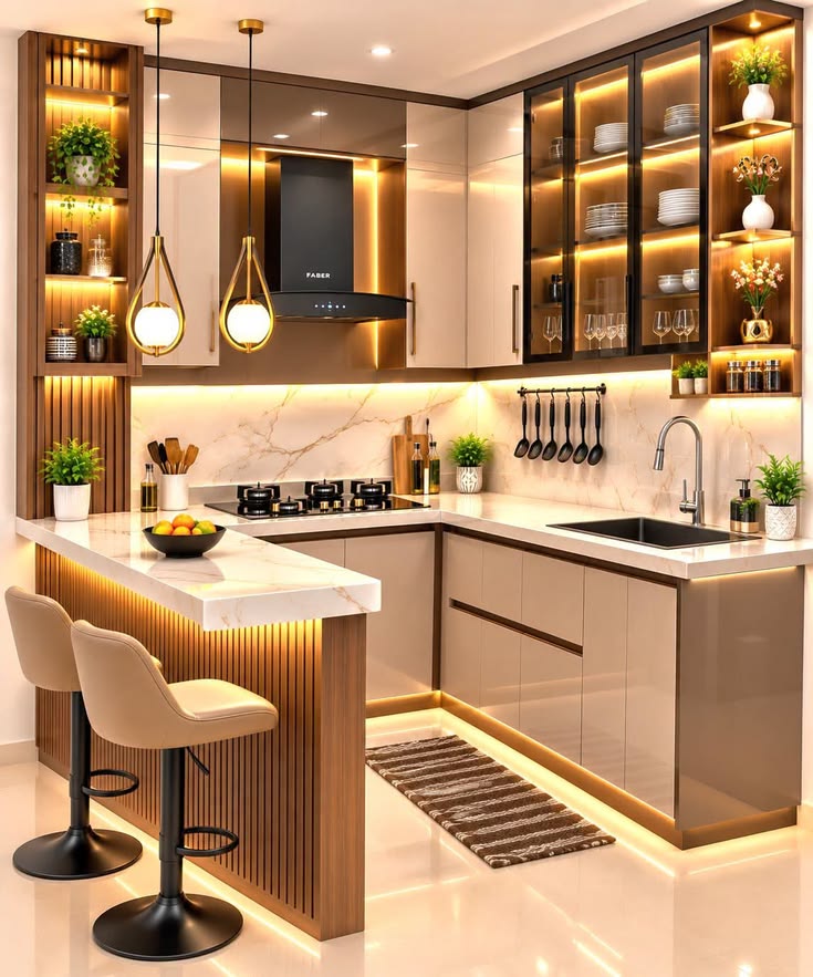 Beautiful kitchen cabinet