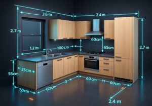 top modular kitchen delhi noida magazine 14970 Kitchen interior with measurement