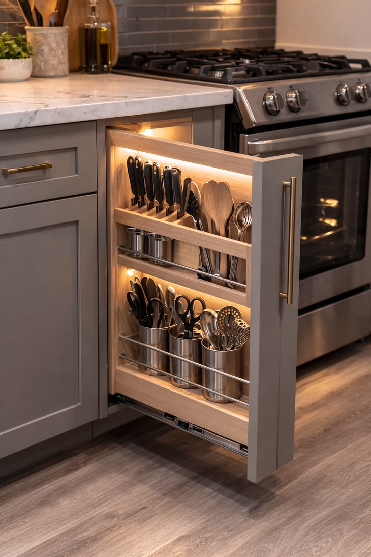 Dream Kitchen Appliance Garage Organization Tips