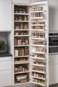 top modular kitchen delhi noida magazine 14944 Efficient Pantry Cabinet Organization Ideas
