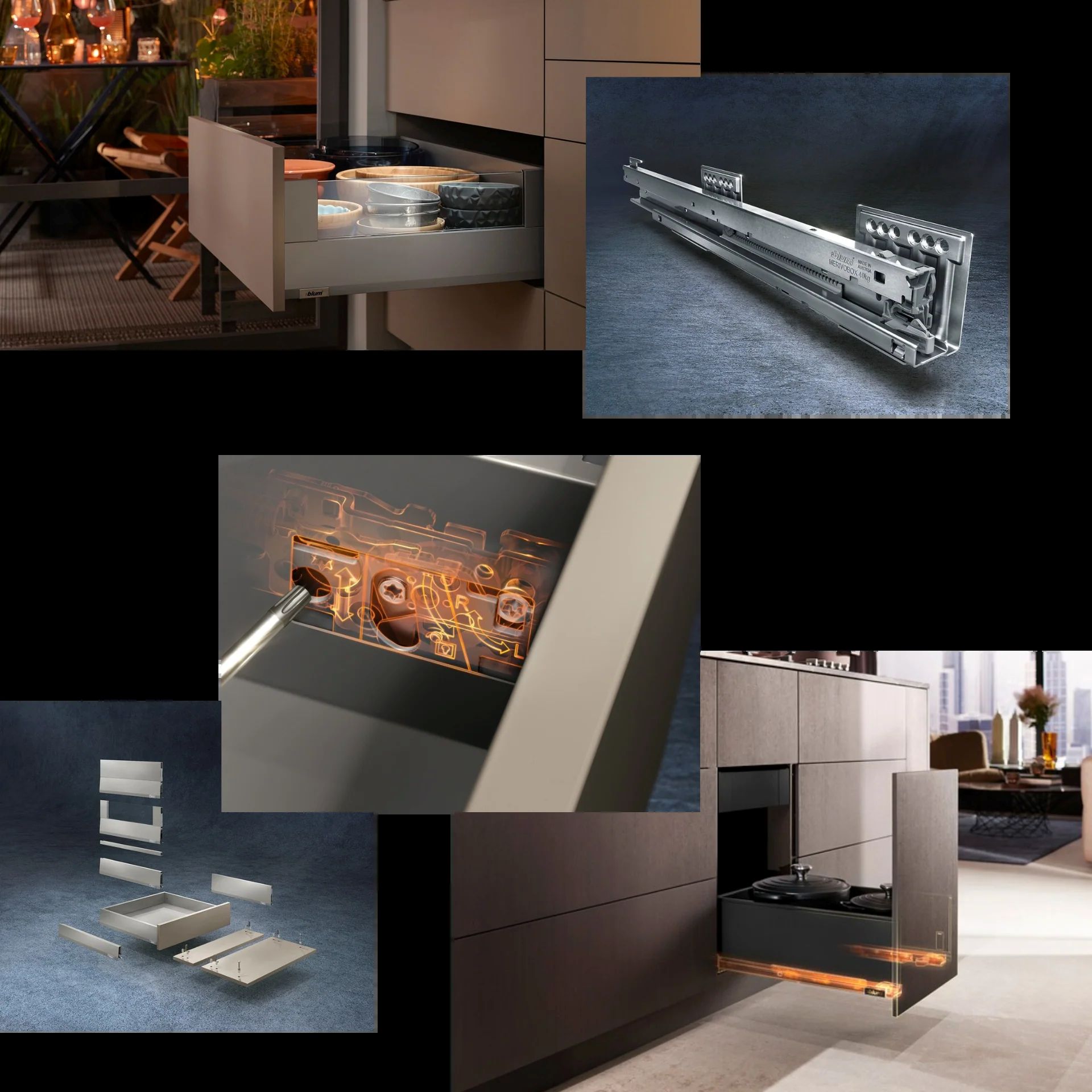 Blum Modular Kitchen in Ghaziabad
