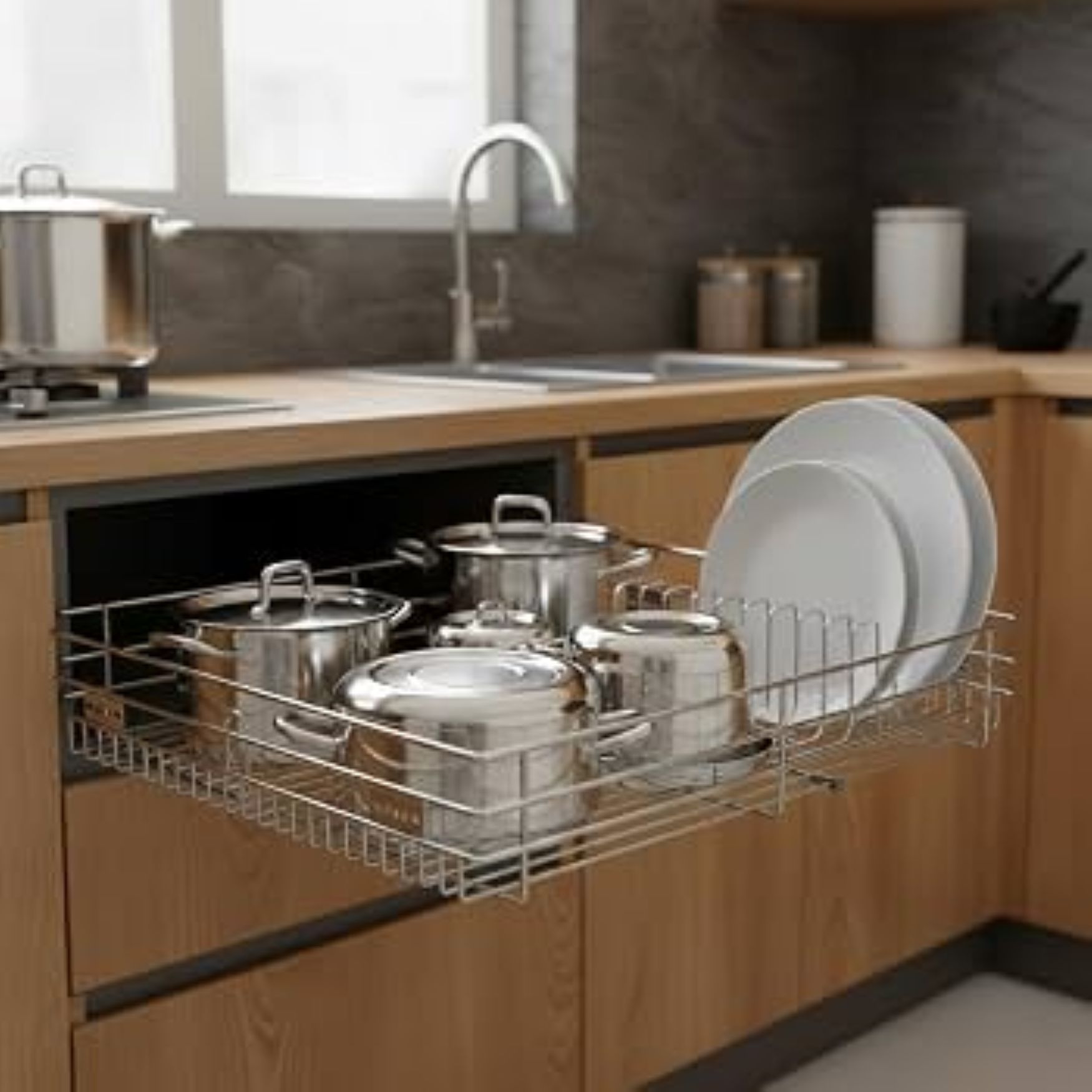 Inox Modular Kitchen Hardware - Fittings - Inox Kitchen Accessories in Delhi - NCR - India