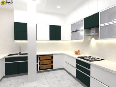 3d modular kitchen images