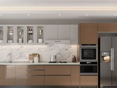 Acrylic Modular Kitchen Designs