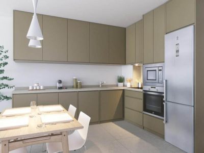 Beige Modular Kitchen Designs